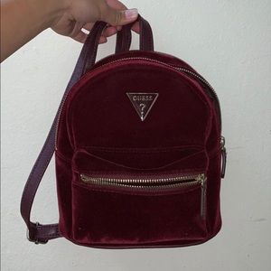 Red velvet guess mini bag